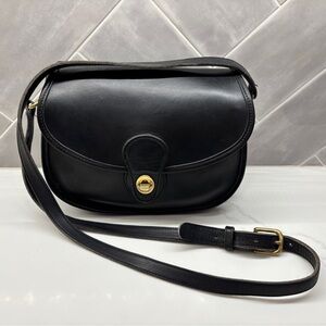 Coach Vintage Prairie Bag | Black Leather | Restored Classic